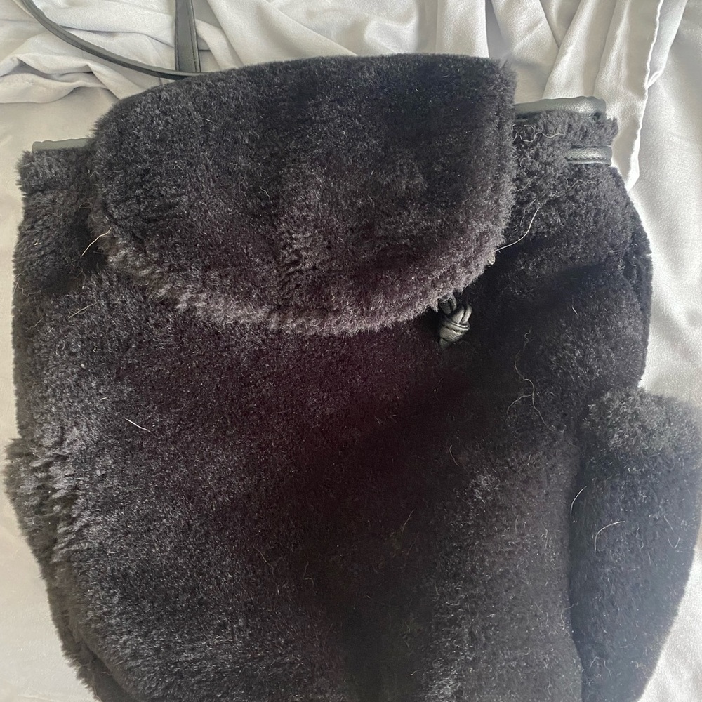 Fuzzy little back pack.